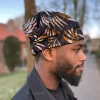 Haarband / Hoofdband in Afrikaanse print - Unisex Volwassenen - Bruine Mix Feathers