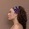 Haarband / Hoofdband in Afrikaanse print - Unisex Volwassenen - Multicolor Roze Kente