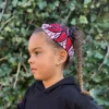 Haarband / Hoofdband voor Kinderen in Afrikaanse print - Roze