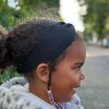 Haarband / Hoofdband voor Kinderen in Afrikaanse print - Kinderen - Zwart