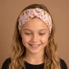 Haarband met buigbare metaaldraad - Roze Flower Fox