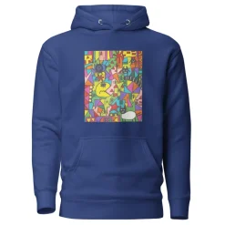 Hoodie - Unisex - STEUN EEN GOED DOEL - Kunst uit Zuid-Afrika SA02 (Hoodie in meerdere kleuren)