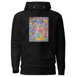 Hoodie - Unisex - STEUN EEN GOED DOEL - Kunst uit Zuid-Afrika SA01 (Hoodie in meerdere kleuren)