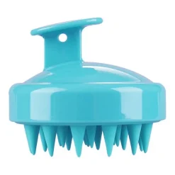 Hoofdhuidmassager - siliconen haarborstel - hoofdhuidborstel - massageborstel - hoofdmassager - Lichtblauw