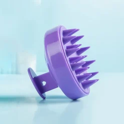 Hoofdhuidmassager - siliconen haarborstel - hoofdhuidborstel - massageborstel - hoofdmassager - Paars