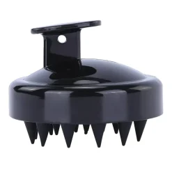 Hoofdhuidmassager - siliconen haarborstel - hoofdhuidborstel - massageborstel - hoofdmassager - Zwart