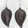 Houten Oorbellen | Leaves