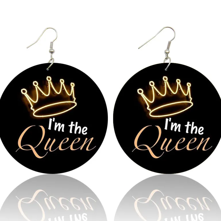 I'm the Queen - Afrikaanse oorbellen