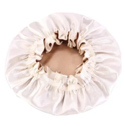 Kaki Satijnen Slaapmuts (Moeder + Dochter / Mommy & Me ) Kinder Haar Bonnet van Satijn