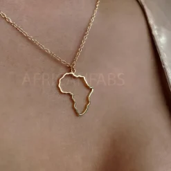 Ketting / halsketting / hanger - Afrikaans continent - Goud