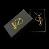 18k Gold plated Afrika ketting / hanger - Vergulde Afrika kaart halsketting Goudkleurig - Afrikaans continent met kruissymbool