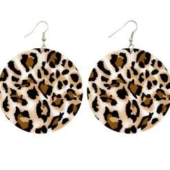 Leopard print - Afrikaanse oorbellen
