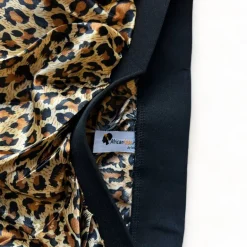 Leopard print Satijnen Slaapmuts / Satin Hair Bonnet / Haar bonnet van Satijn