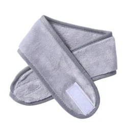 Make-up Haarband / Terry stof Spa hoofdband - Grijs