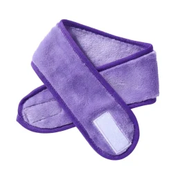 Make-up Haarband / Terry stof Spa hoofdband - Paars