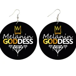 Melanin Goddess - Afrikaanse oorbellen