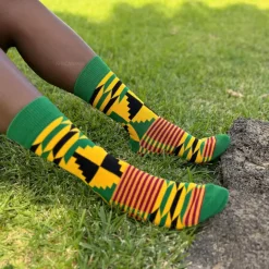 Mix van 24 verschillende paren - Afrikaanse sokken / Afro sokken / Kente voorraden - Alle 24 stijlen