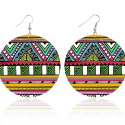 Mystic patterns - Afrikaanse oorbellen