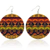 Oranje Ethnic art - Afrikaanse oorbellen