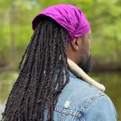 Paarse Haarband / Paarse Hoofdband - Unisex Volwassenen