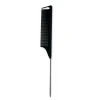Professionele Pin Tail Comb Scheidingskam - Vlechten Rattenstaart Haarkam - Zwart
