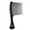 Rake Detangle Comb - Afro kam ABS grote brede tand kam voor haar styling tool - Zwart