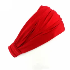 Rode Haarband / Hoofdband - Stretch Stof - Yoga / Sport / Casual - Unisex Volwassenen