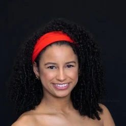 Rode Haarband / Hoofdband - Stretch Stof - Yoga / Sport / Casual - Unisex Volwassenen
