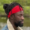 Rode Haarband / Rode Hoofdband - Unisex Volwassenen