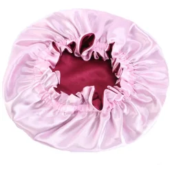 Rode Satijnen Slaapmuts ( Voor Kinderen van 3-7 jaar ) / Kinder Haar Bonnet van Satijn