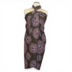 Sarong / pareo / pangi katoen - Strandkleding wikkelrok / omslagdoek / baby wrap - Mix - Water well ring