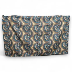 Sarong / pareo / pangi katoen - Strandkleding wikkelrok / omslagdoek / baby wrap - Beige Blauwe Feather