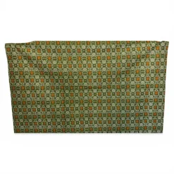 Sarong / pareo / pangi katoen - Strandkleding wikkelrok / omslagdoek / baby wrap - Olijfgroen Oranje Bogolan iconen
