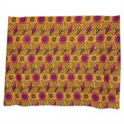 Sarong / pareo / pangi katoen - Strandkleding wikkelrok / omslagdoek / baby wrap - Bruin Geel Circle Rays