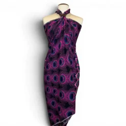 Sarong / pareo - Strandkleding wikkelrok - Pauwroze