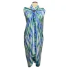 Sarong / pareo - Strandkleding wikkelrok - Groene tie dye