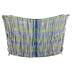 Sarong / pareo - Strandkleding wikkelrok - Groene tie dye