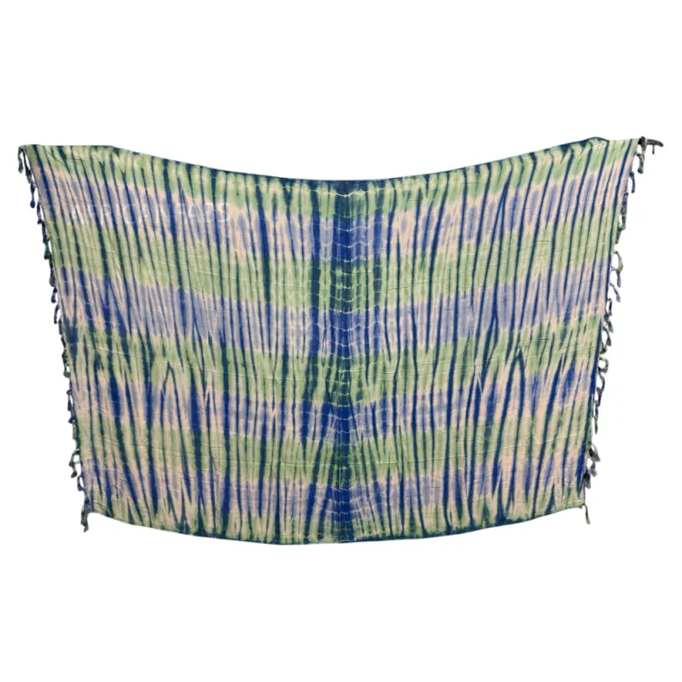 Sarong / pareo - Strandkleding wikkelrok - Groene tie dye