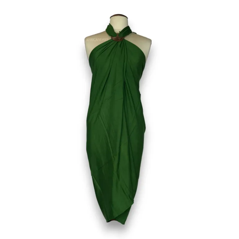 Sarong / pareo - Strandkleding wikkelrok - Groen