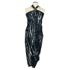 Sarong / pareo - Strandkleding wikkelrok - Zwart X