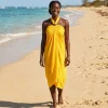 Sarong / pareo - Strandkleding wikkelrok - Geel