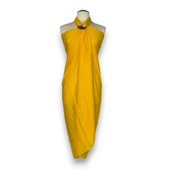 Sarong / pareo - Strandkleding wikkelrok - Geel