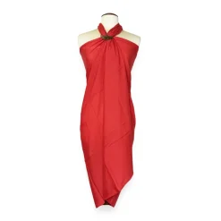 Sarong / pareo - Strandkleding wikkelrok - Rood