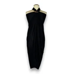 Sarong / pareo - Strandkleding wikkelrok - Zwart