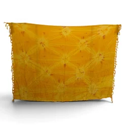 Sarong / pareo - Strandkleding wikkelrok - Geel Oranje Sunset Tie Dye