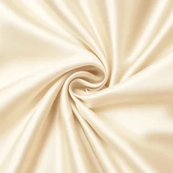 Satijnen kussensloop Ivoor 60 x 70 cm hoofdkussen formaat - Satin pillow case / Zijdezachte kussensloop van satijn