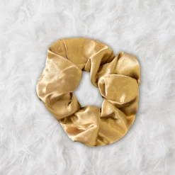 SATIN SET - Bescherm je haar & huid - Kaki Satijnen Slaapmuts + Satijnen kussensloop + Scrunchie