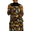 Schort met Afrikaanse print - Multicolor Feathers