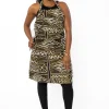 Schort met Afrikaanse print - Zwart Wit Ndop Cameroon