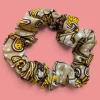 Scrunchie Afrikaanse print - Haaraccessoire - Geel Beige Pattern